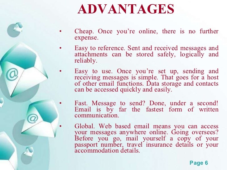 essay about email advantages and disadvantages